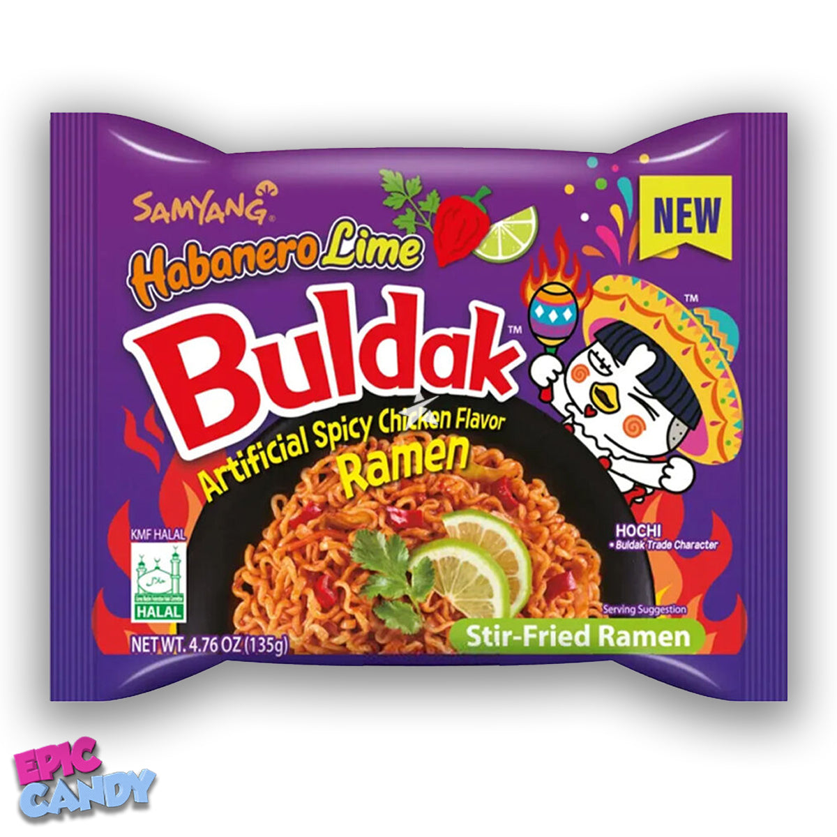 Habanero Lime Buldak Hot Chicken Flavour Ramen 135g
