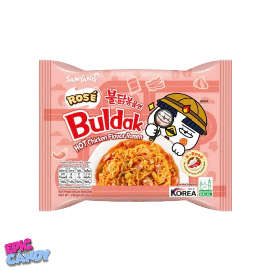 Buldak Samyang Rosé Hot Chicken Flavour Ramen 140g – Creamy & Spicy Korean Instant Noodles