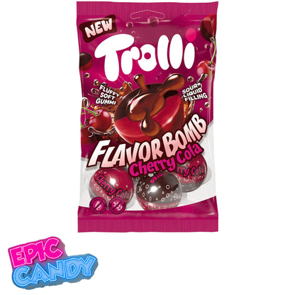 Trolli Cherry Cola Flavour Bomb — 75 g x 4 (Pack of 4)