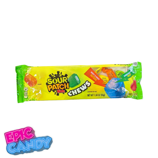 Sour Patch Kids Chews 55g — Tangy & Sweet Soft Candy