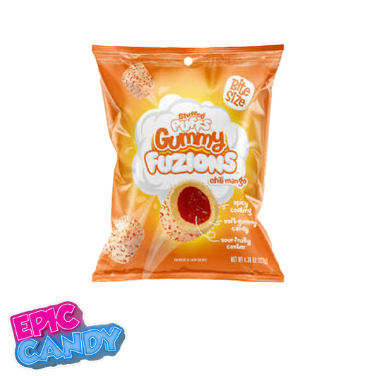 Chili Mango Stuffed Puffs Gummy Fuzions — 123g