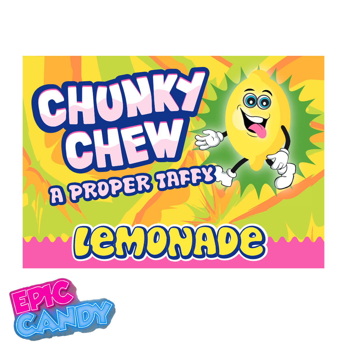 Chunky Chew Lemonade Taffy — Theatre Box 100 g