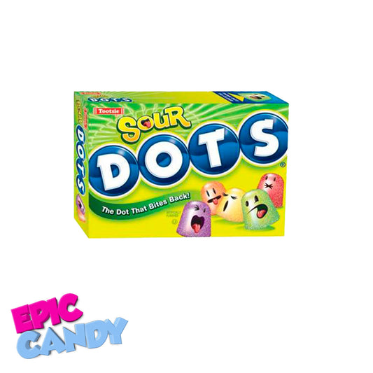 Sour Dots 170g Theatre Box - The Dots That Bite Back