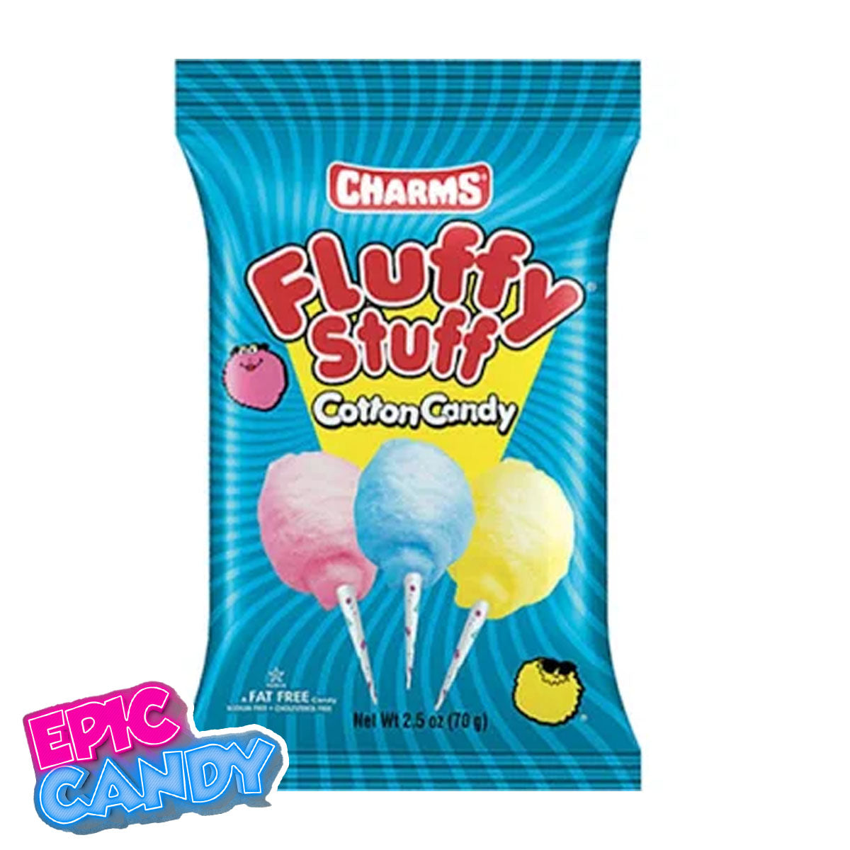 Charms Fluffy Stuff Cotton Candy — 70 g