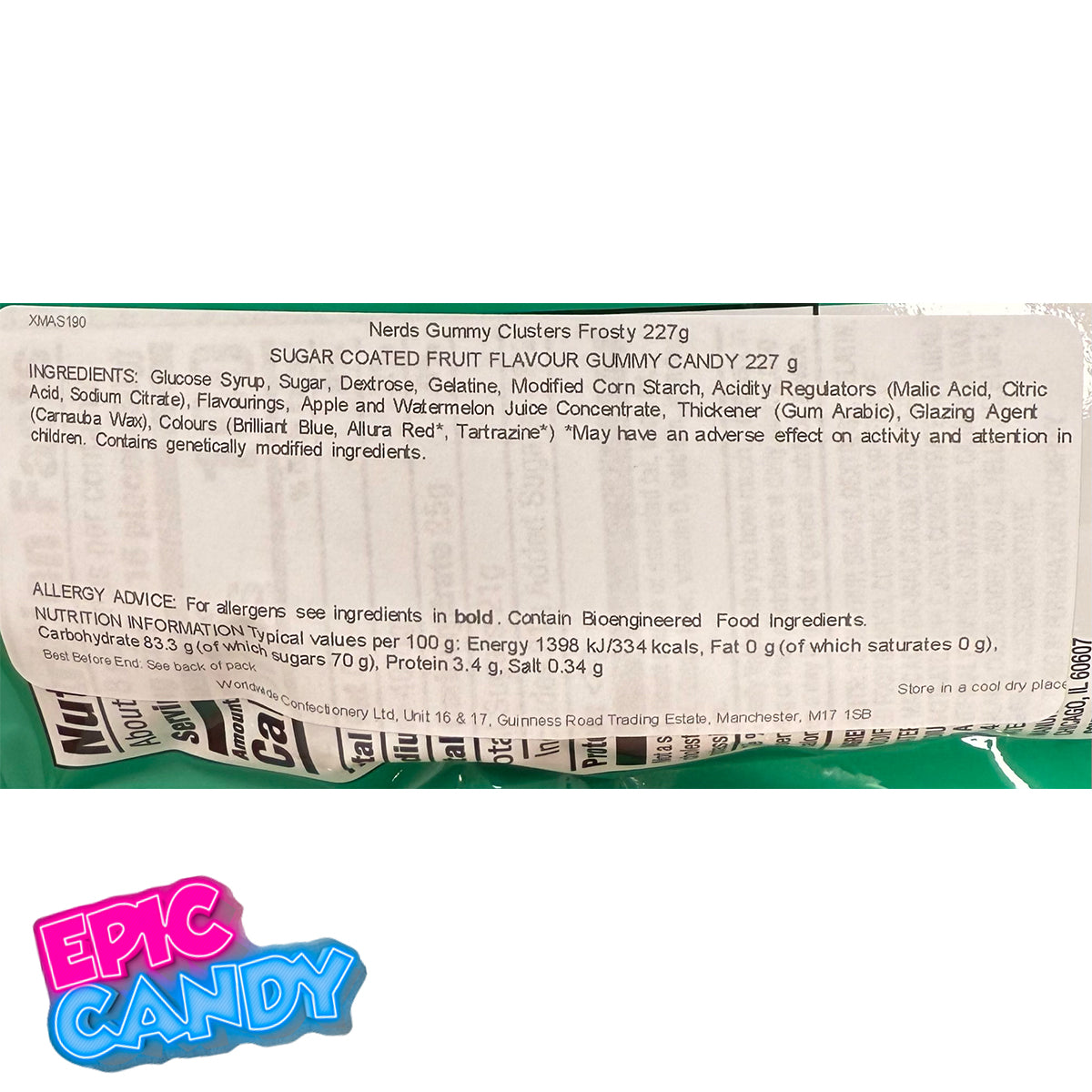 Nerds Gummy Clusters Frosty - 226g