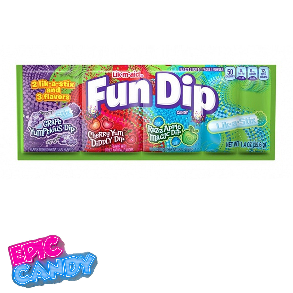 Lik-M-Aid Fun Dip Candy — 39.6 g
