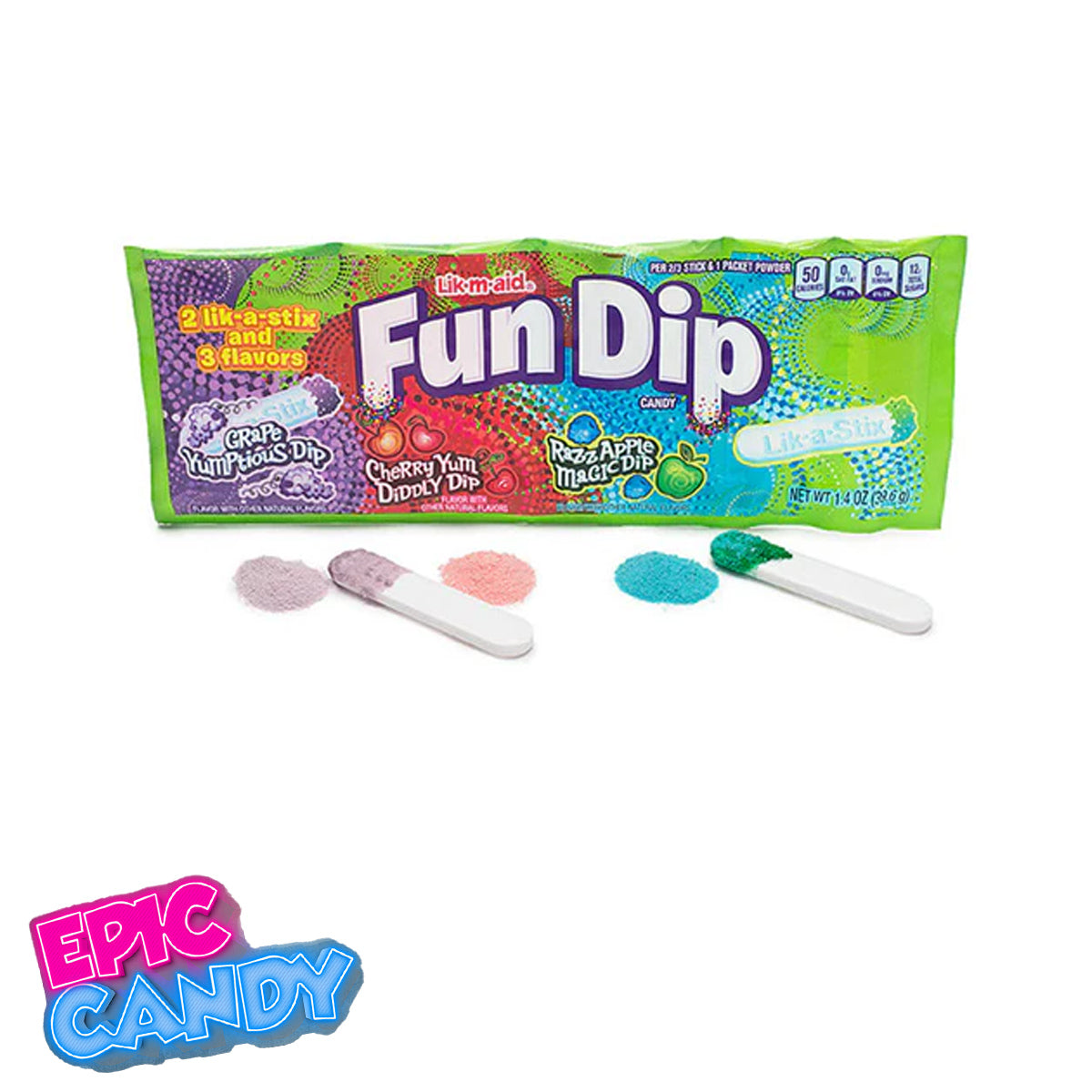 Lik-M-Aid Fun Dip Candy — 39.6 g