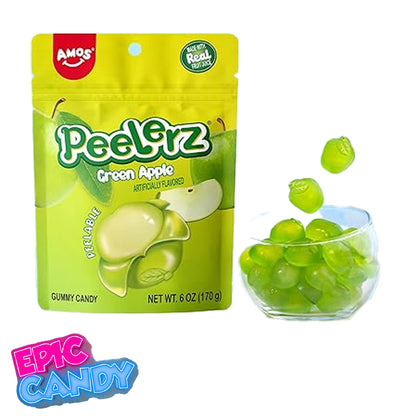 Peelerz Gummy Green Apple — Peelable Gummies Peg Bag 85 g