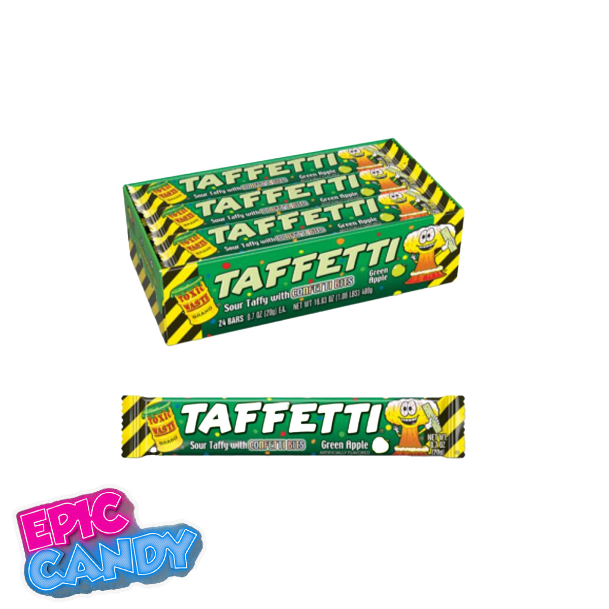 Toxic Waste TaffyTi Green Apple — 20g