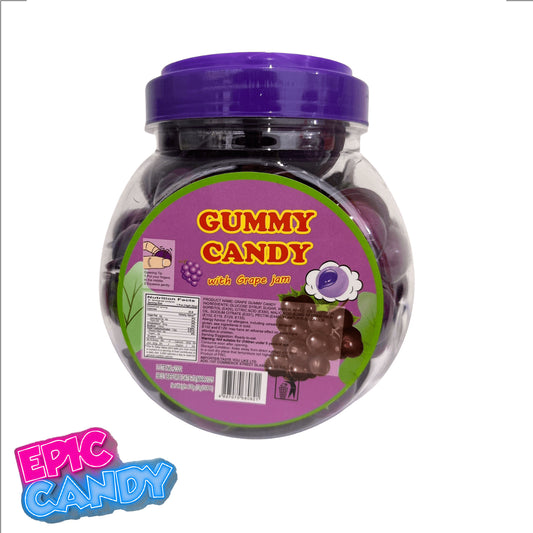 Gummy Candy with Grape Jam — 10g x 50 (500g)