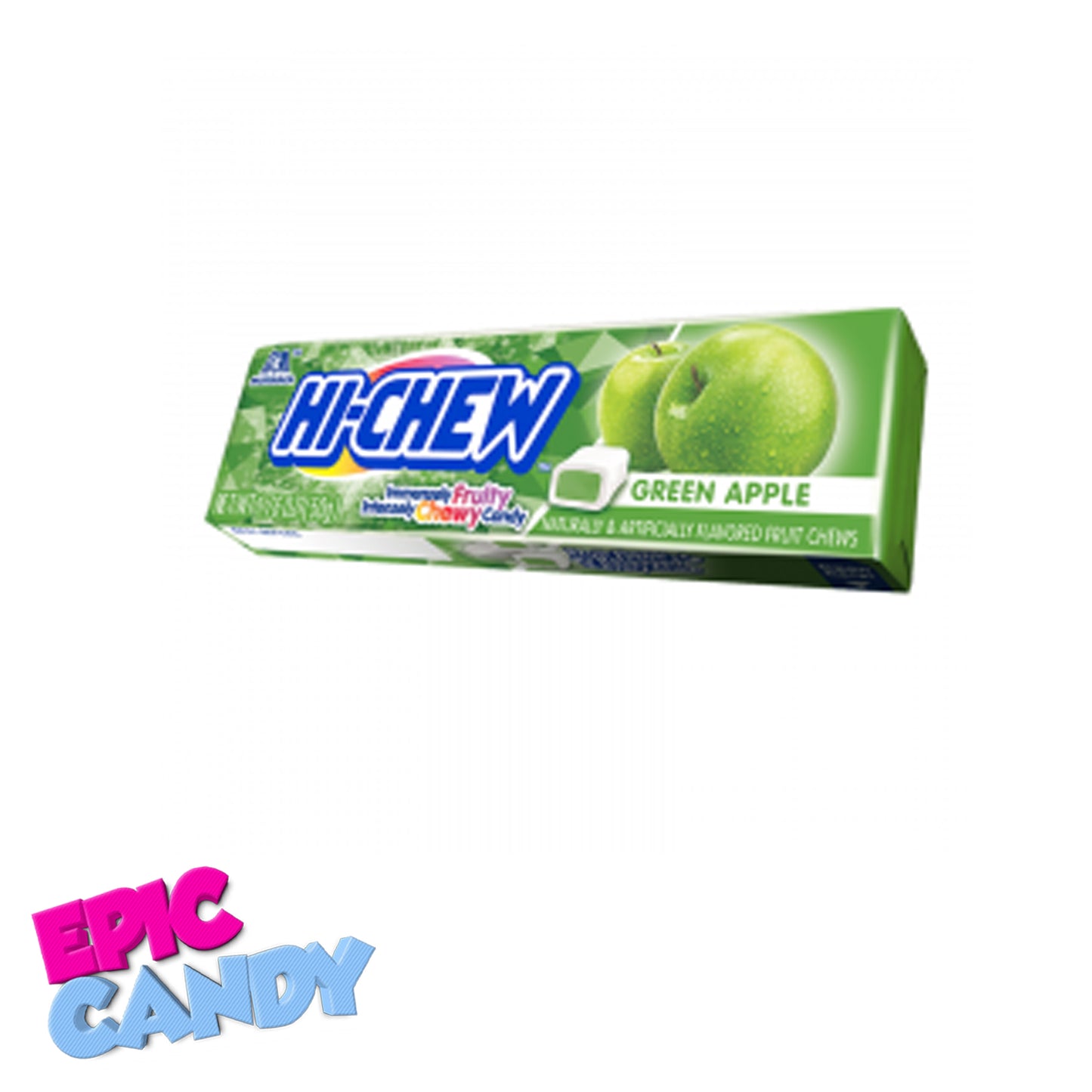 Hi-Chew Green Apple 50g – Crisp & Refreshing Green Apple Chewy Candy!