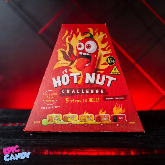 Hot Nut Challenge 5 Steps to Hell 24g | Take on the Fiery Five-Step Spice Trial