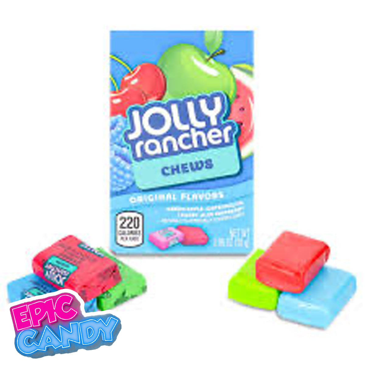 Jolly Rancher Chews Original – 58g of Classic Fruity Flavour in Every Bite!