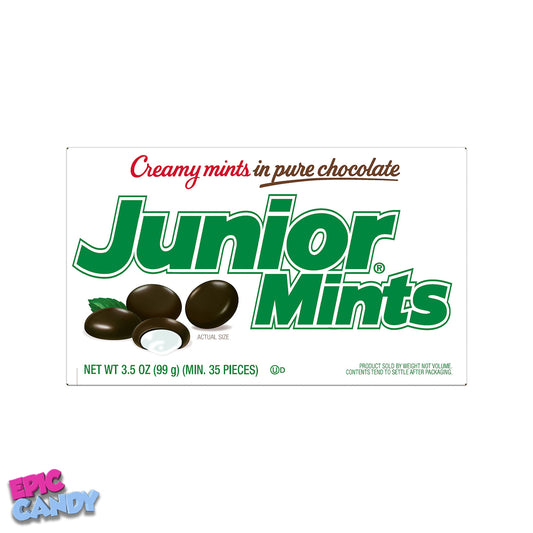 Junior Mints Theatre Box - 99g - Classic Chocolate & Mint Candy