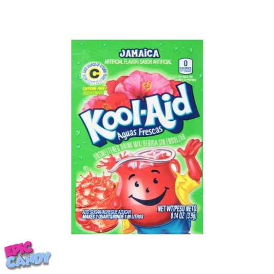 Kool-Aid Unsweetened Drink Mix Jamaica 3.9g: Exotic & Fruity Hibiscus Flavour