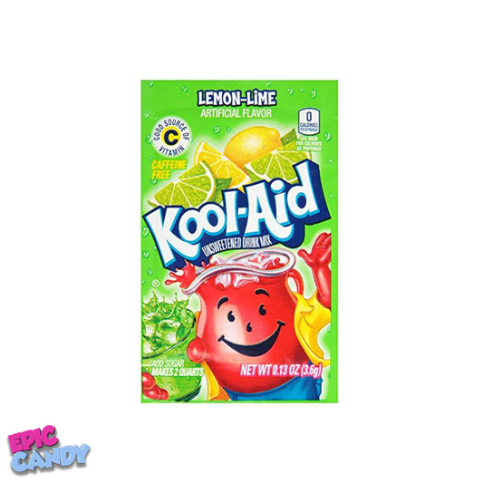 Kool-Aid Unsweetened Drink Mix Lemon-Lime 3.6g: Zesty & Refreshing Citrus Flavor