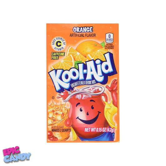 Kool-Aid Unsweetened Drink Mix Orange 4.2g: Bold & Refreshing Orange Flavour
