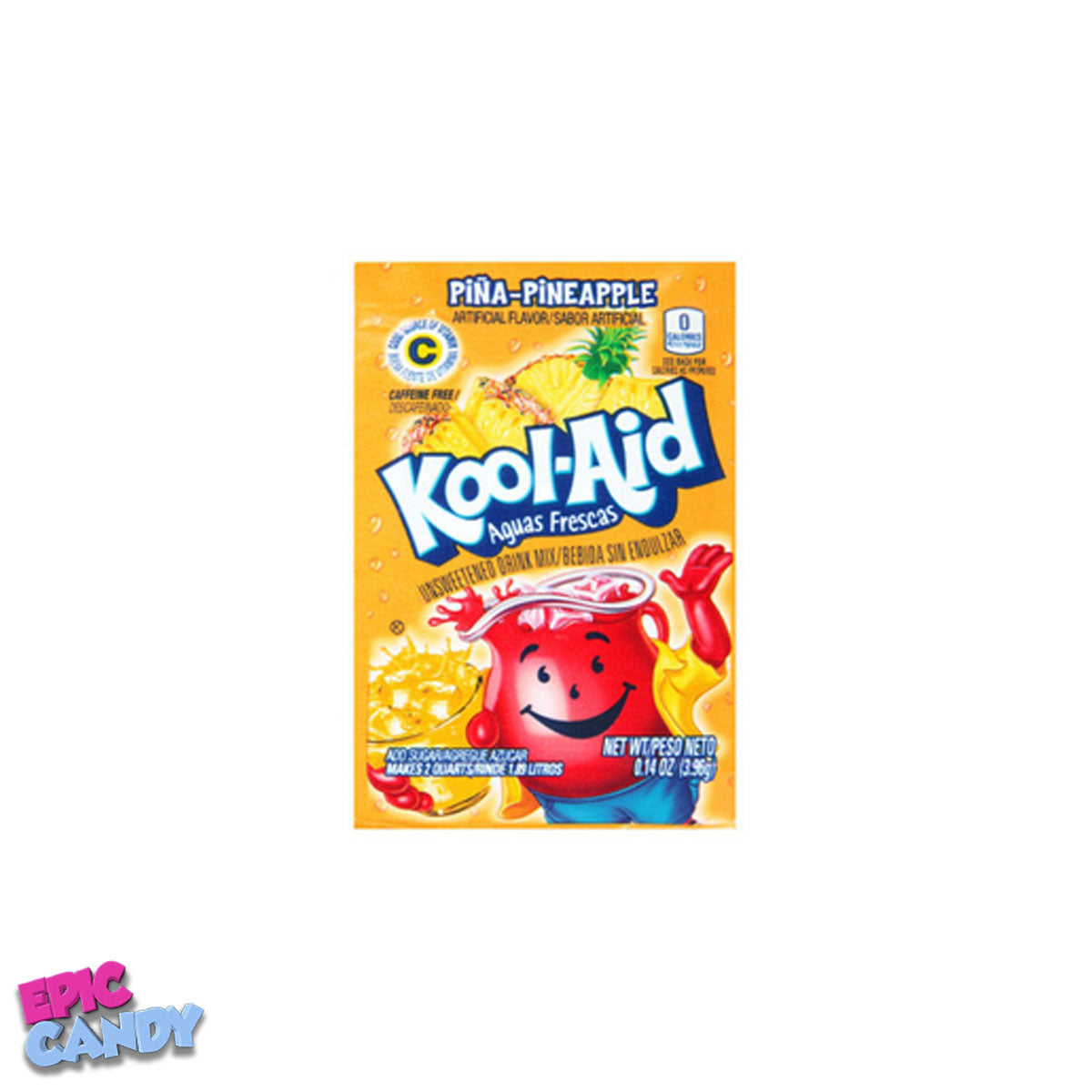 Kool-Aid Unsweetened Drink Mix Pineapple 3.9g: Tropical & Refreshing Flavour