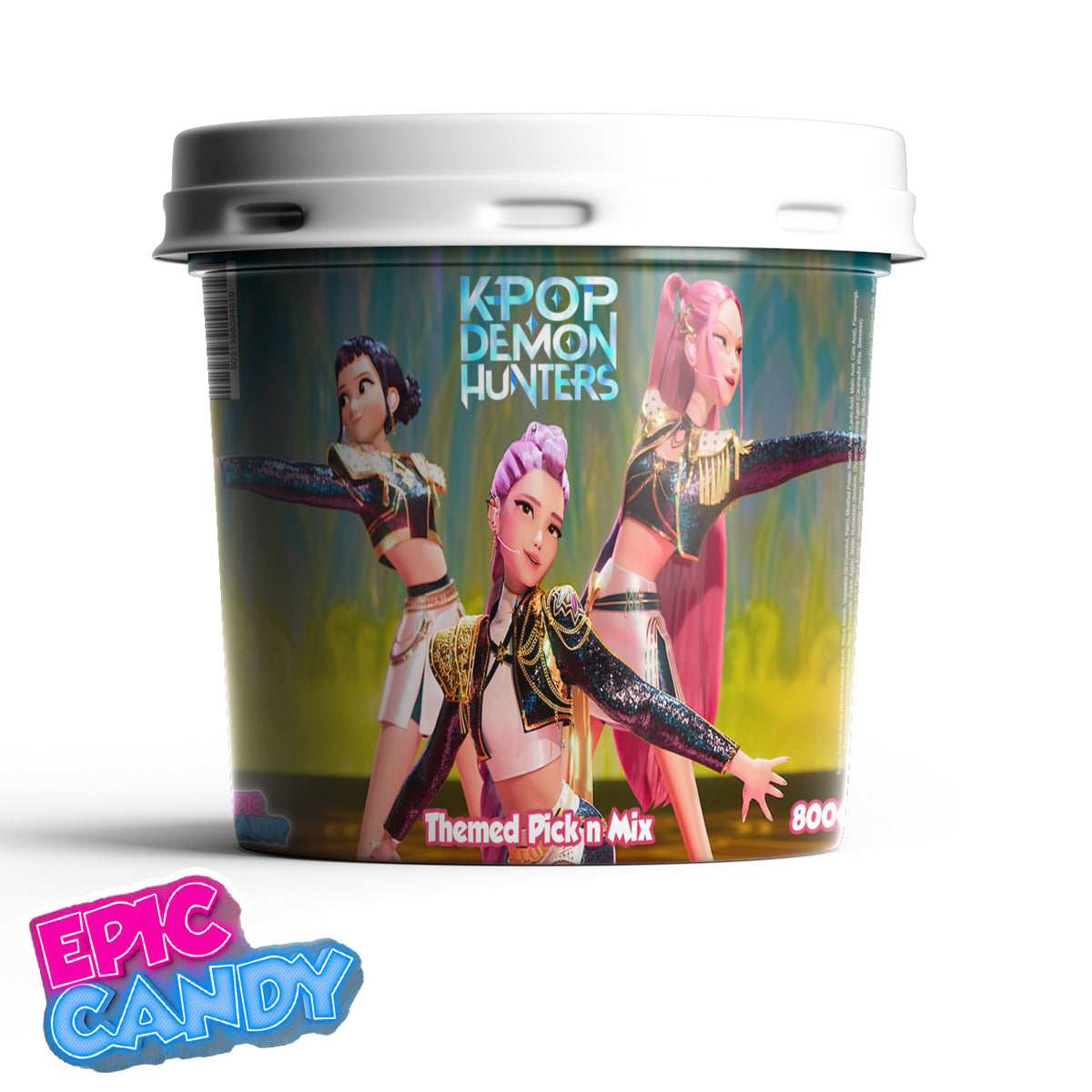 K‑Pop Demon Hunters Pick ’n’ Mix — Themed Candy & Collectible Snack Pack 800g
