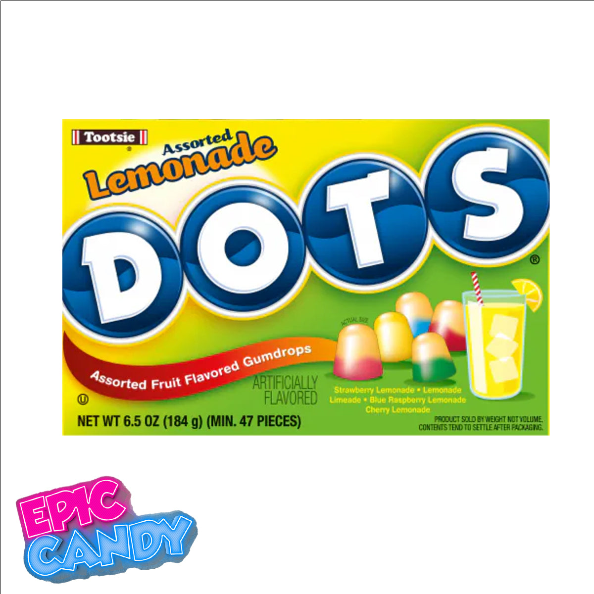 Tootsie Assorted Lemonade Dots (184g)