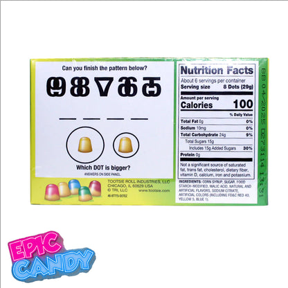 Tootsie Assorted Lemonade Dots (184g)
