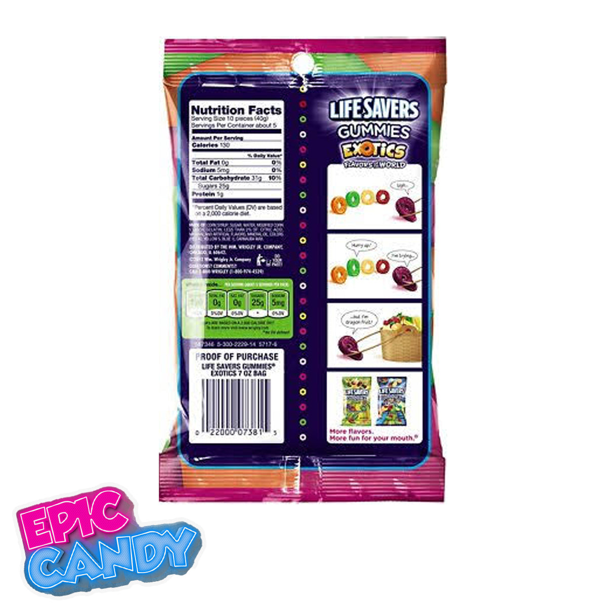 Livesavers gummies fruit rings 198g