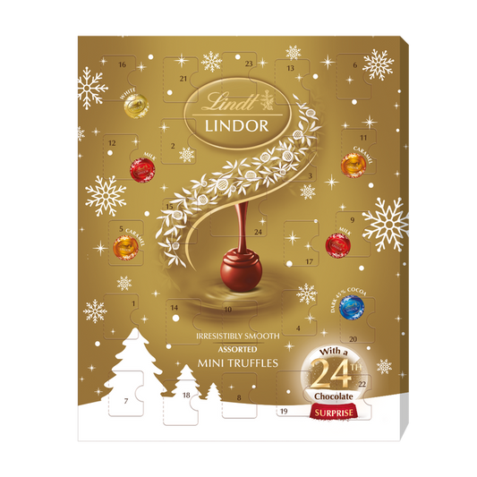 Lindt LINDOR Assorted Mini Advent Calendar 117g