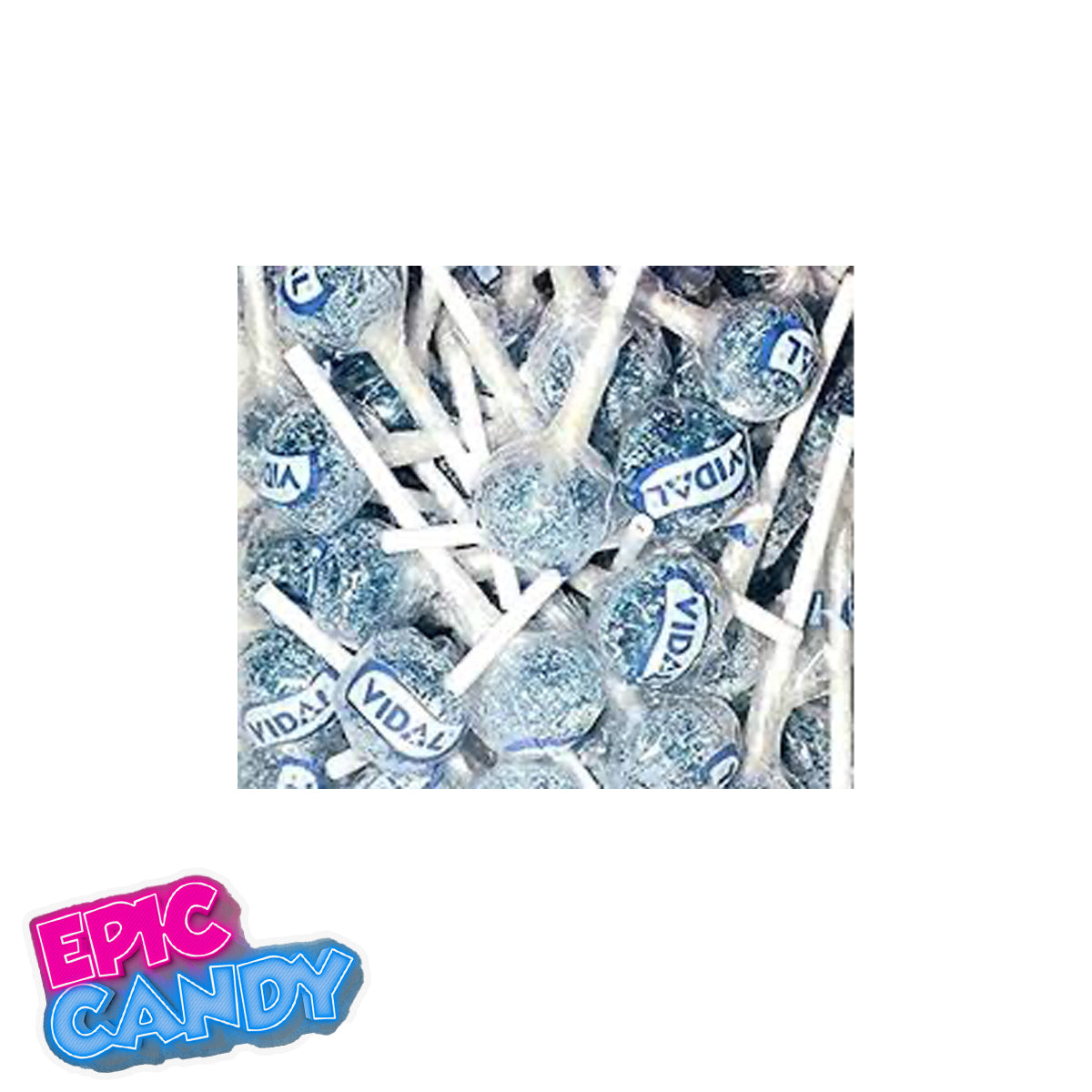 Vidal Tongue Painter — Sour Blue Raspberry Lollies (150 pcs)