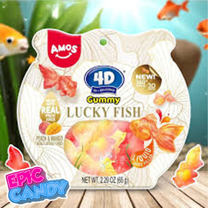 AMOS 4D Lucky Fish Gummies — 112g