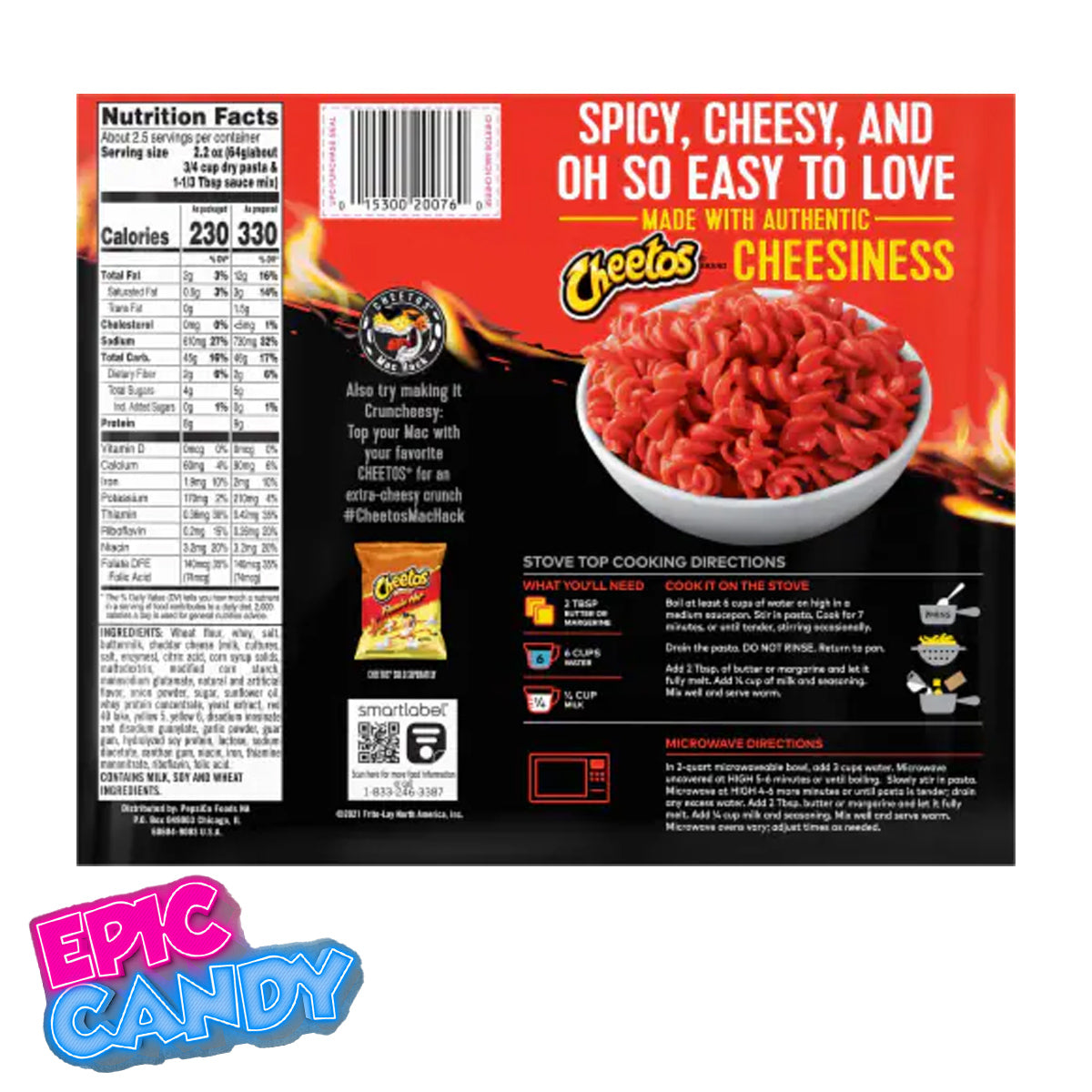 Cheetos Mac n Cheese — Flamin' Hot Flavor — 160 g
