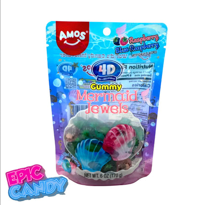 AMOS 4D Gummy Mermaid Jewels — 170g