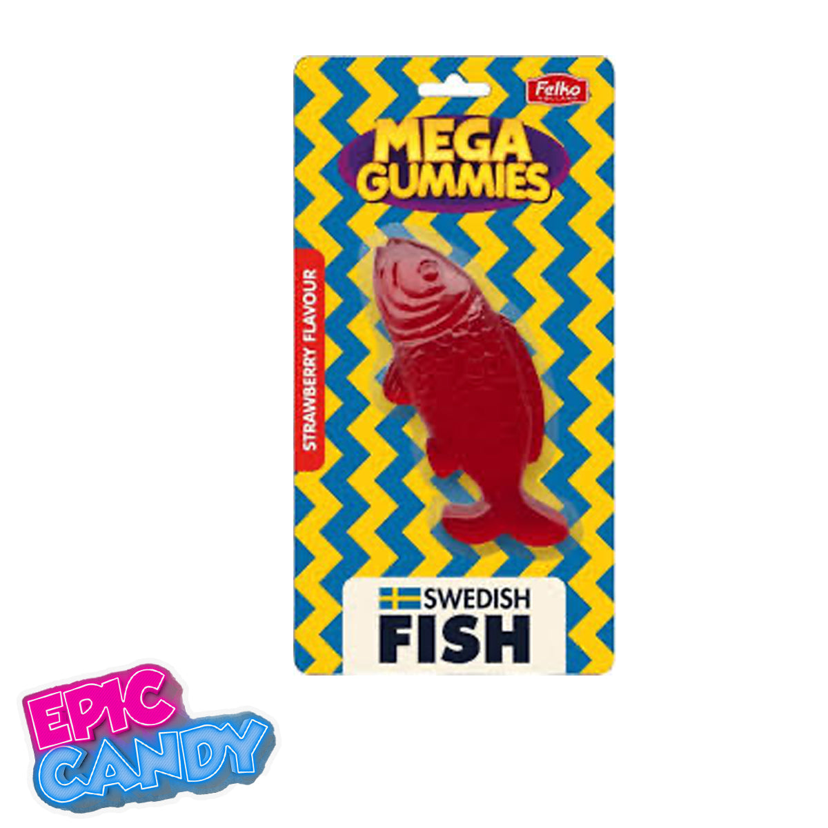 Mega Gummies Swedish Fish 120g