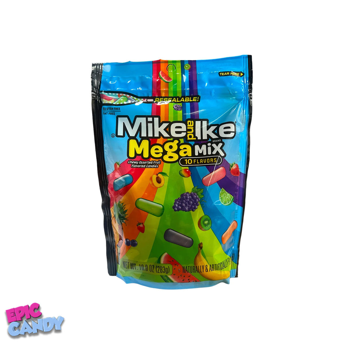 Mike and Ike Mega Mix 283g – Assorted Fruit Flavored Candy