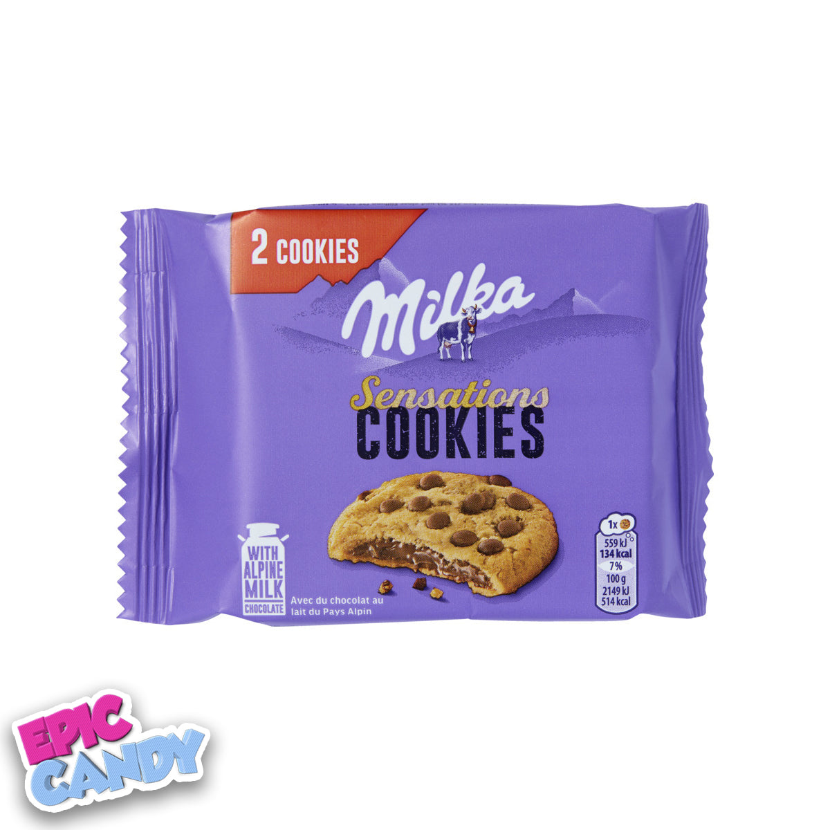 Milka Cookie Sensations - Creamy Chocolate Cookies - Snack