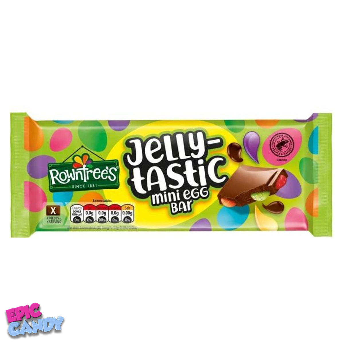 Rowntrees Jelly-Tastic Mini Egg Bar 100g