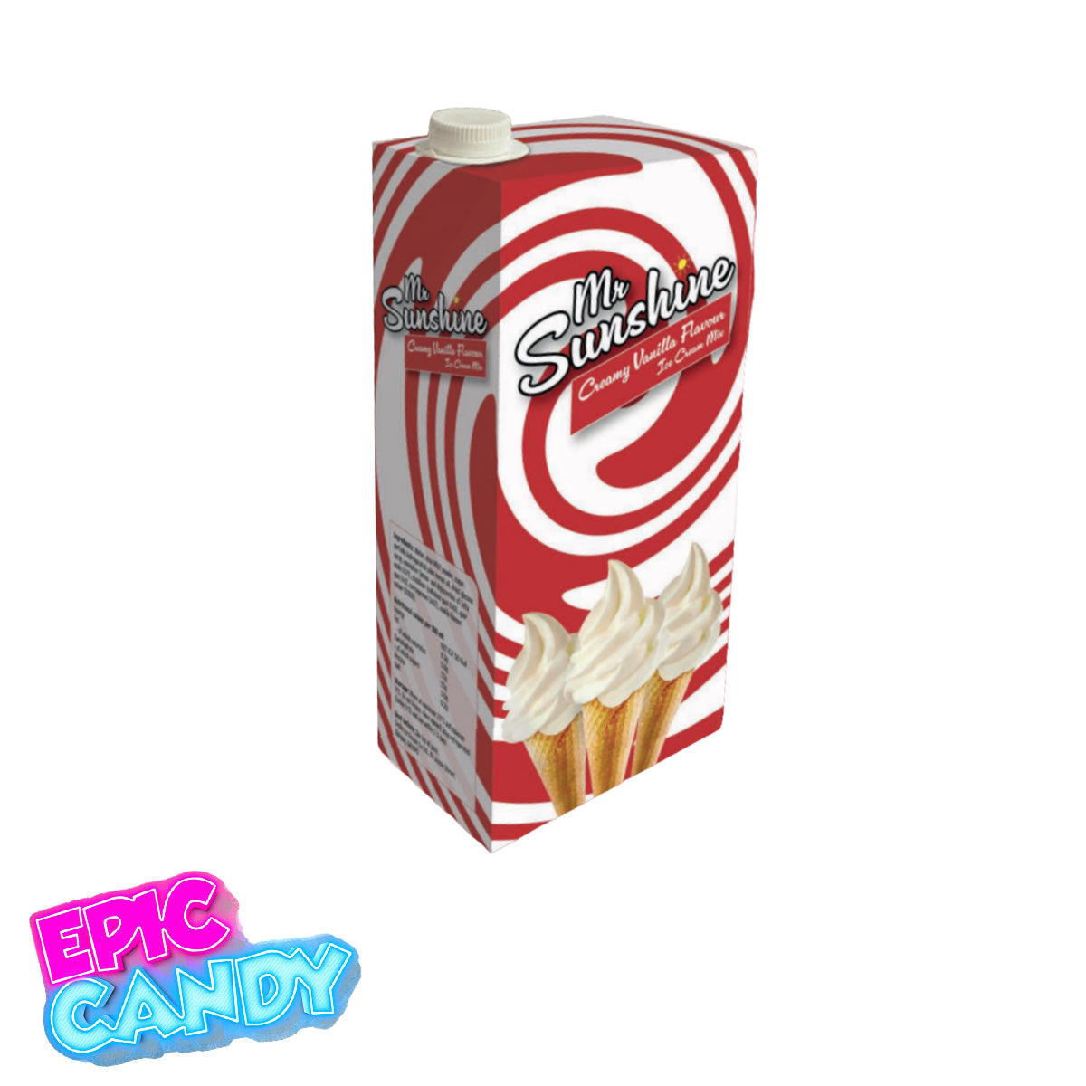Mr Sunshine  UHTwhippy milk ice cream mixcase 6 cartons