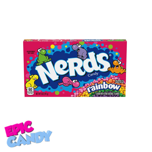 Nerds Candy Rainbow 141g – Sweet and Tangy Fruit-Flavoured Crunch!