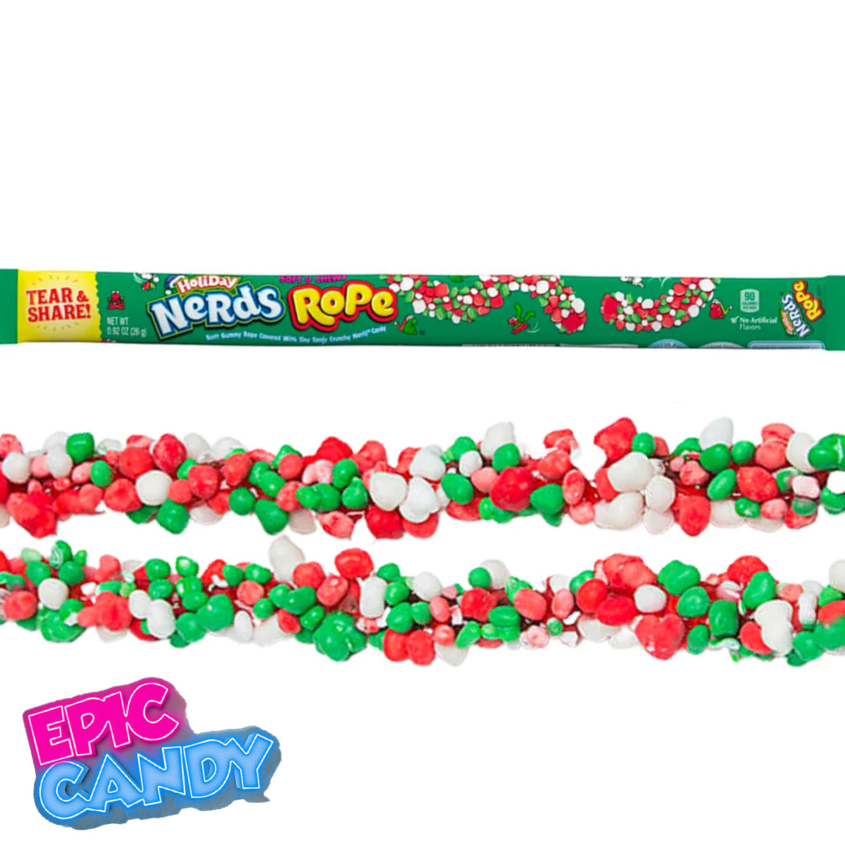 Nerds Xmas Holiday Rope - 26g
