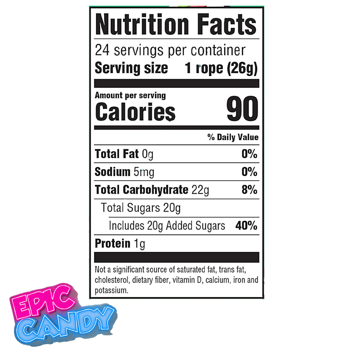 Nerds Xmas Holiday Rope - 26g