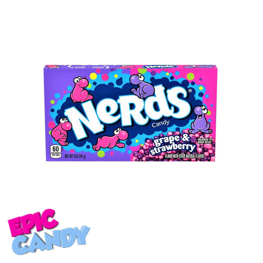 Nerds Candy Grape & Strawberry 141g – Sweet and Tangy Crunchy Candy!