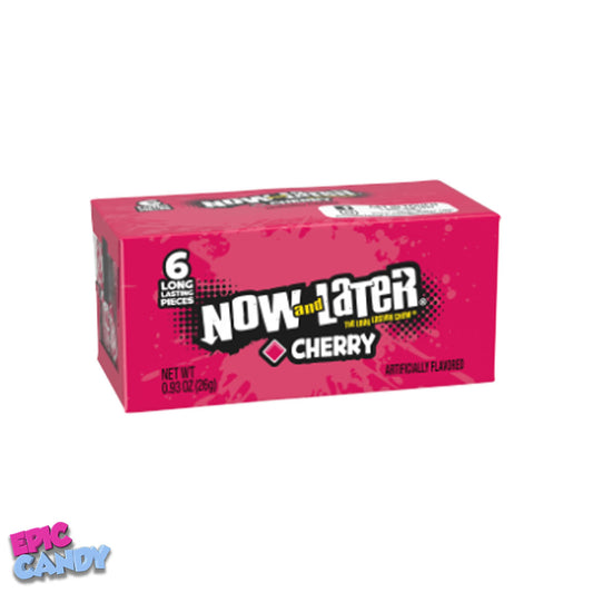 Now and Later Cherry 6 Piece: Sweet & Chewy Cherry Candy