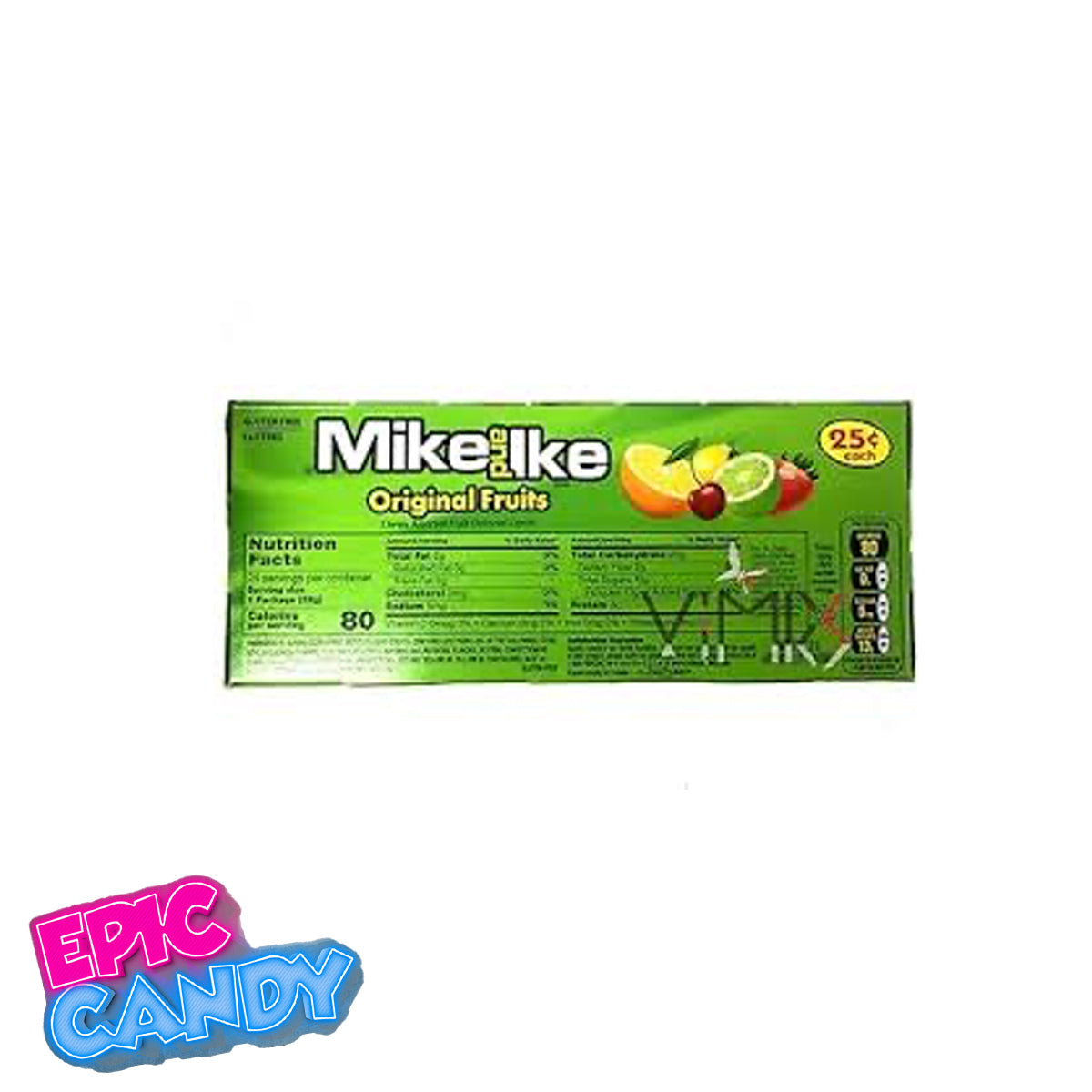 Mike & Ike Original Fruits – Chewy Fruit Gummy Candy (22 g Mini Box)