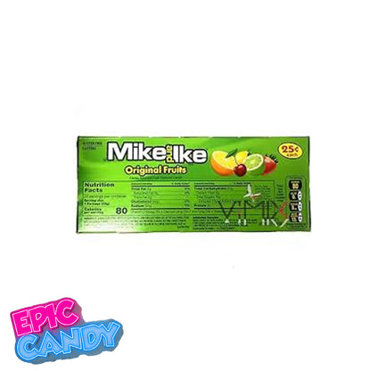 Mike & Ike Original Fruits – Chewy Fruit Gummy Candy (22 g Mini Box)