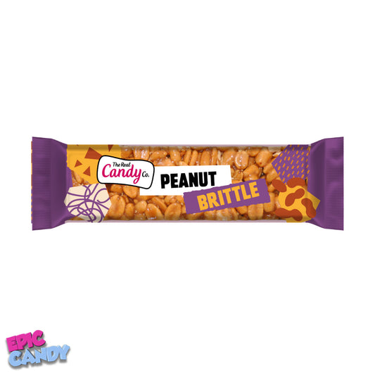 The Real Candy Co. Peanut Brittle 100g: Crunchy & Sweet Classic Treat