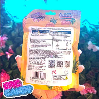 Jellylicious Peelable Gummies — Pineapple (65g) (Halal)