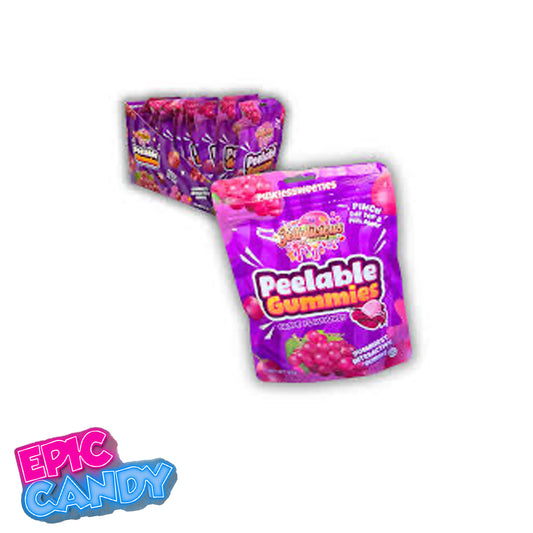 Jellylicious Halal Peelable Gummies — Grape Flavour 65g