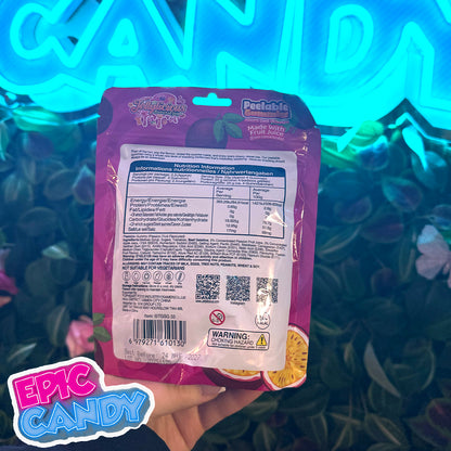 Jellylicious Peelable Gummies — Passion Fruit (65g) (Halal)