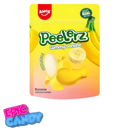 Peelerz Gummy Banana — Peelable Gummies Peg Bag 65 g