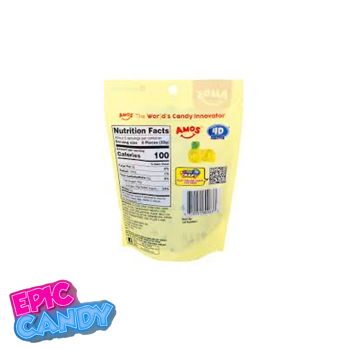 4D Fruit Gummy Pineapple Burst 170g