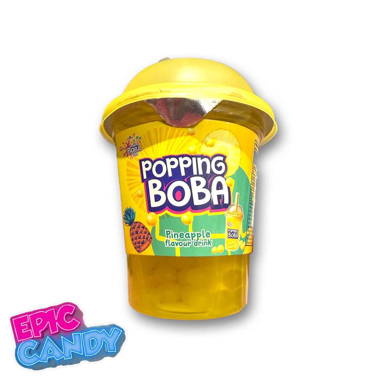 Popping Boba Pineapple Drink — 280ml